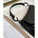 Dior包包 迪奧2021新款手提包 DS0447磨砂膠扣馬鞍包單肩斜挎包