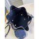lv包包 路易威登2021新款手提包 DSM59552藍色沖孔水桶包單肩斜挎包