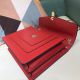bvlgari包包 寶格麗2021新款手提包 DS35106紅色牛皮單肩斜挎包