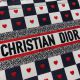 Dior包包 迪奧2021新款手提包 DS1286黑白格愛心小號購物袋單肩包