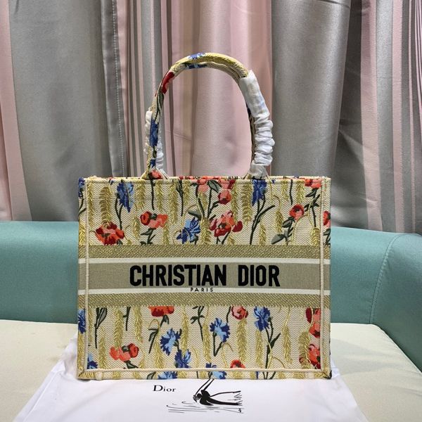 Dior包包 迪奧2021新款手提包 DS1286S星座花 購物袋單肩斜挎包