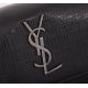 ysl包包型錄 聖羅蘭2020新款手提包 XD533037黑色布紋皮單肩斜挎包