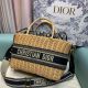Dior包包 迪奧2021新款手提包 DS0211手工編製圓桶包單肩斜挎包