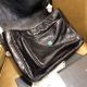 ysl包包 聖邏蘭2018新款手提包 XD498893抓爆紋大號單肩斜挎包