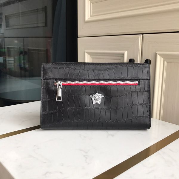 versace包包專櫃 範思哲2021新款手拿包 DS210906-1男士手包證件夾