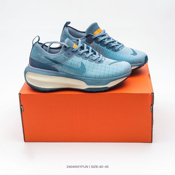 Nike ZoomX Invincible Run Flyknit 3 不可戰勝3代系列 輕量飛織低幫慢跑鞋 2024新款情侶鞋